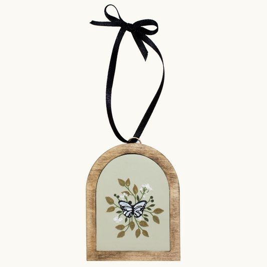 Framed Butterfly Bouquet Ornament