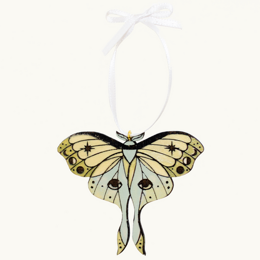 Painted Moth Ornament