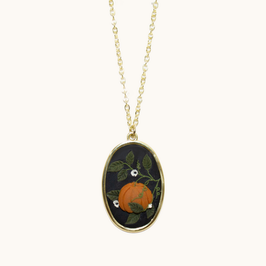 Pumpkin Patch Necklace | Black