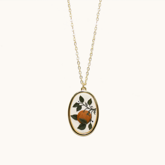 Pumpkin Patch Necklace | Cream