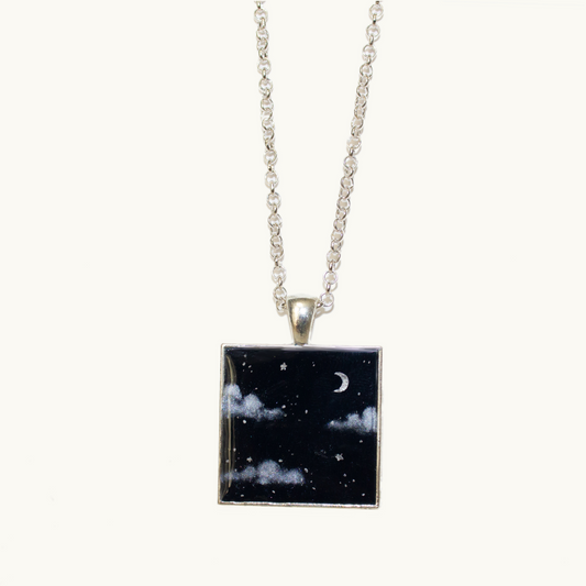 Night Sky Necklace | Silver