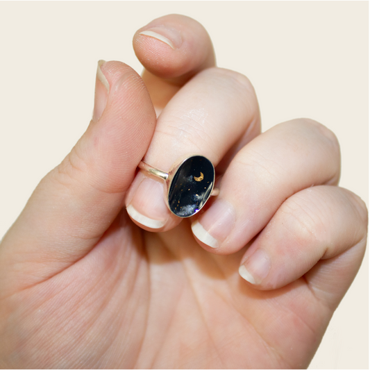 No. 23 | Silver Night Sky Ring