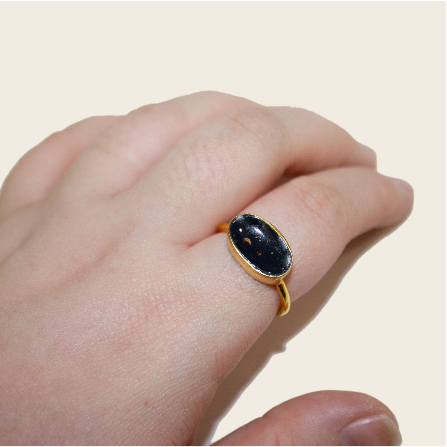 No. 25 | Gold Night Sky Ring