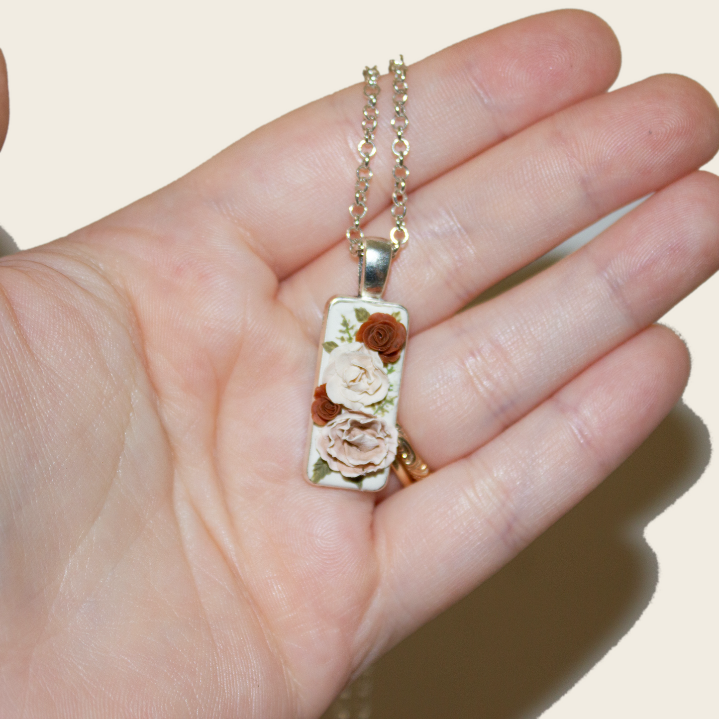 03 | Rose + Peony Pendant