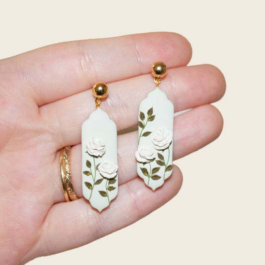 25 | Sage Rose Garden Earrings