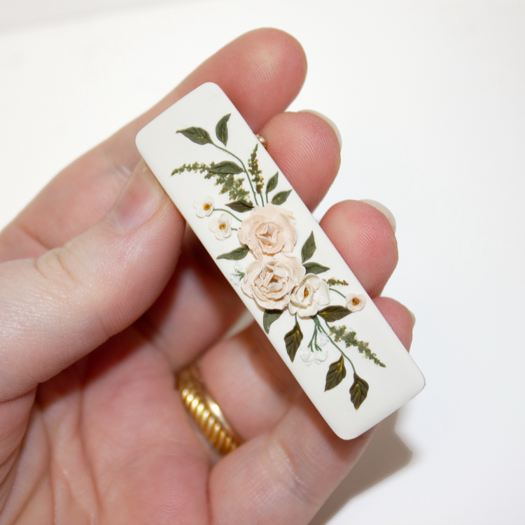 13 | Peony Garden Hair Clip