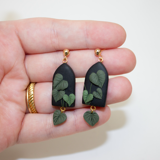 Philodendron Earrings