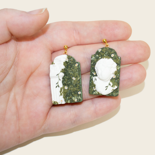 Statue Garden Earrings Earrings | Grecian Series