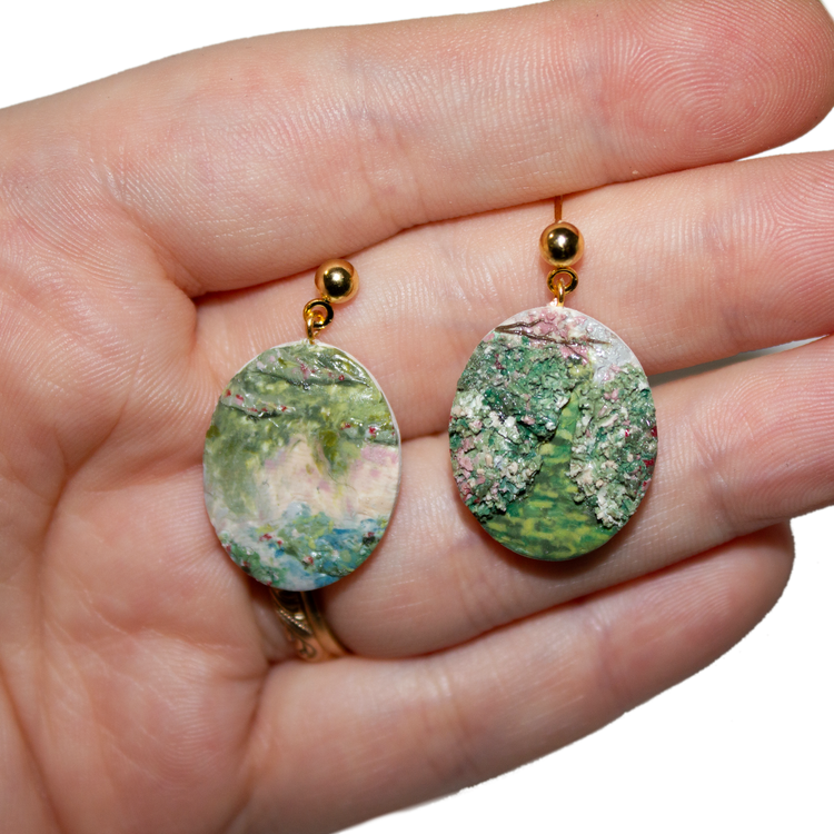 Pieces of Monet | Hand Sculpted Earrings