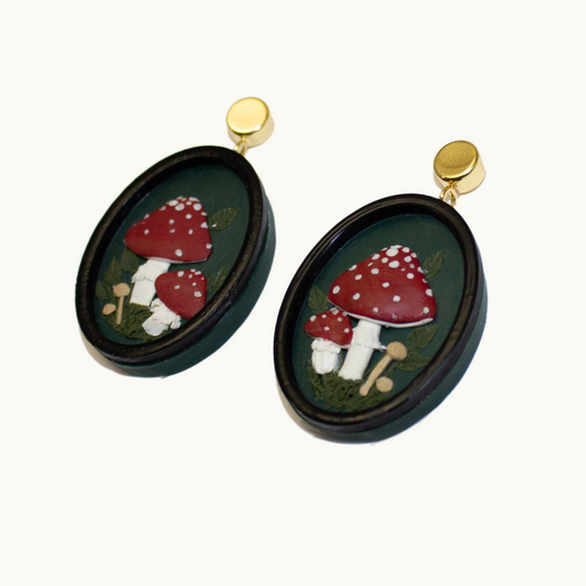 Mushroom Forest Earrings