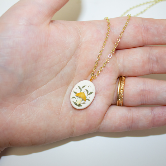 Berry Mushroom Necklace
