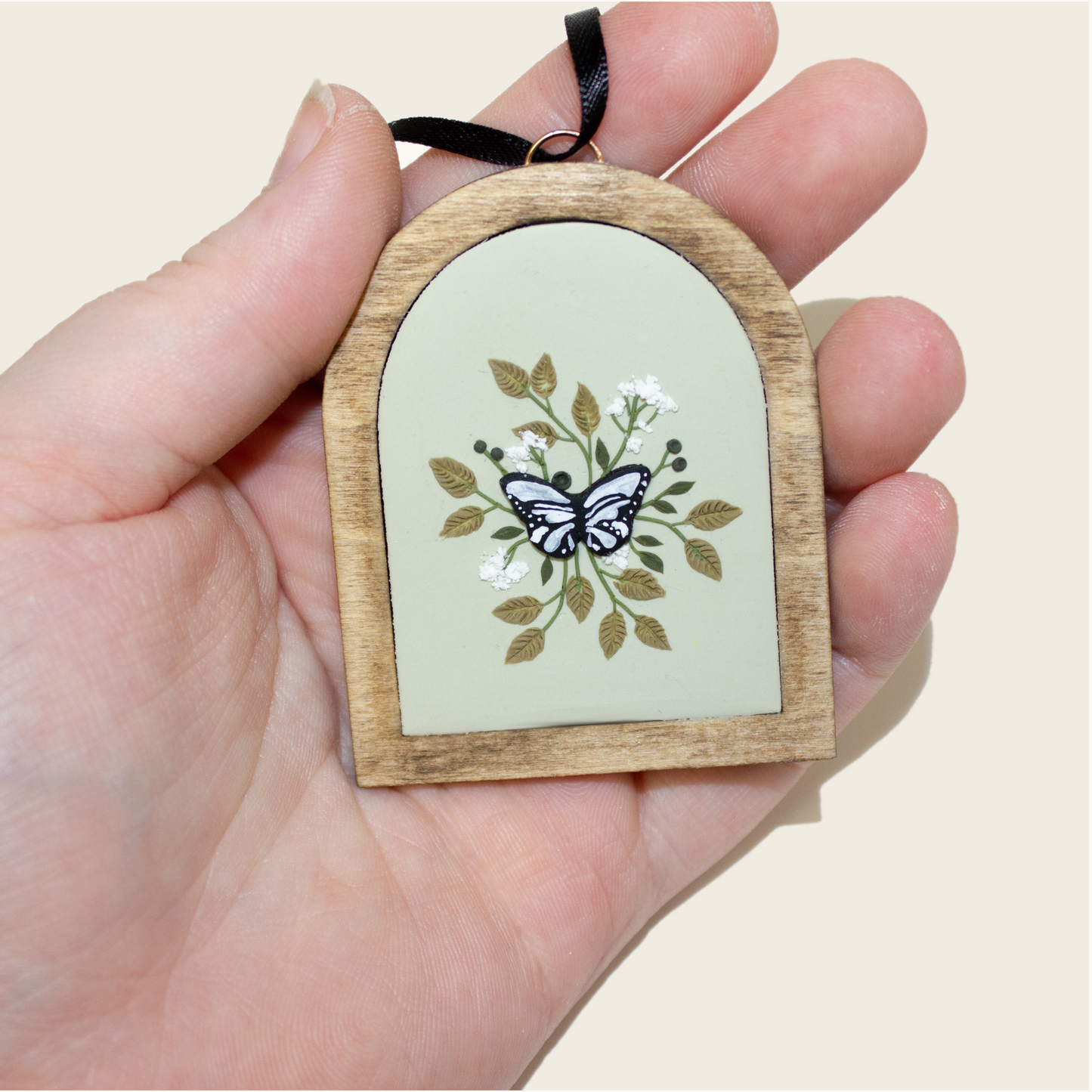 Framed Butterfly Bouquet Ornament