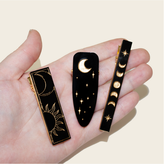 Celestial Hair Clip Set