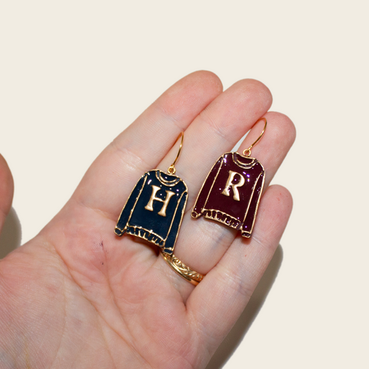 HP Christmas Sweater Earrings
