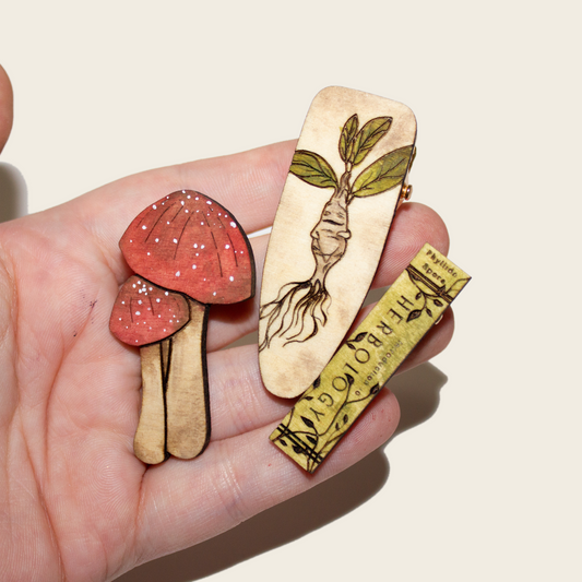 HP Herbology Hair Clip Set