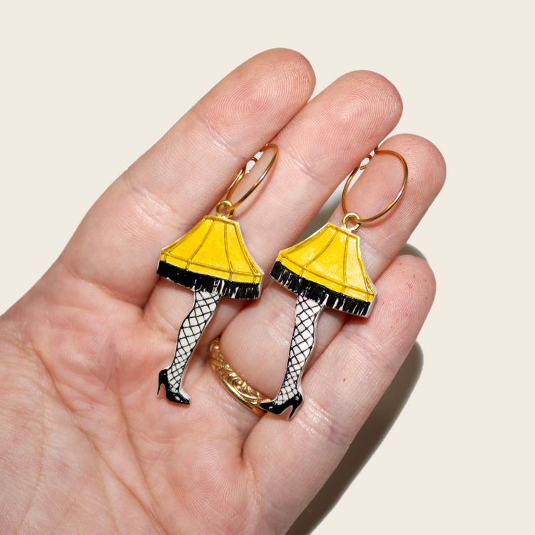 A Christmas Story- Leg Lamp Earrings