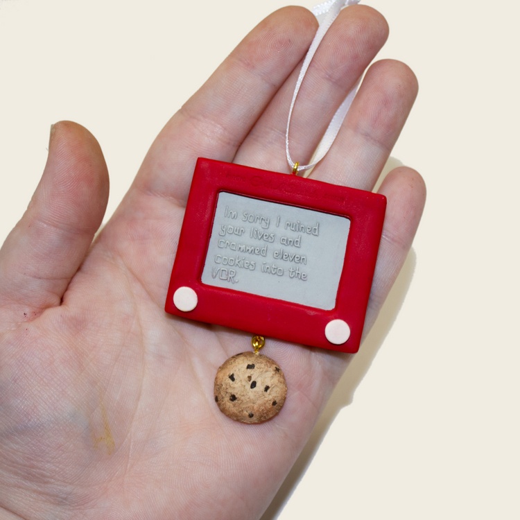 Elf Etch-A-Sketch Ornament