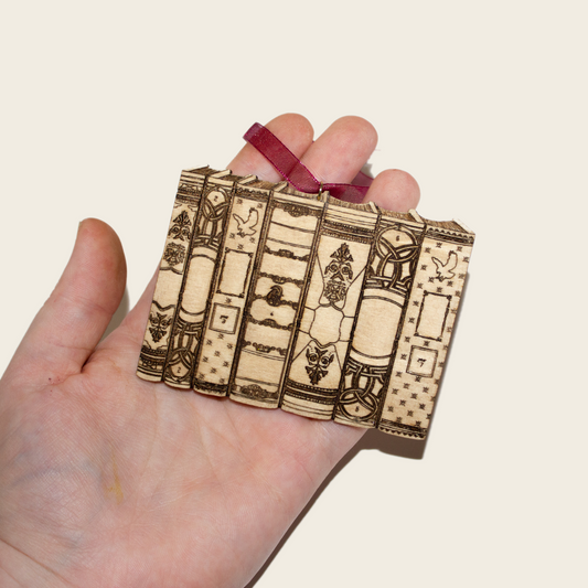 HP Book Spines Ornament