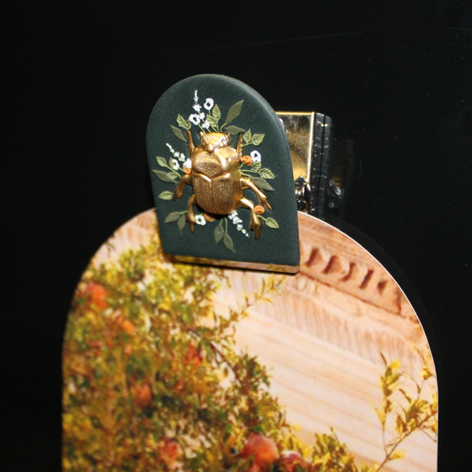 Emerald Beetle Picture Clip Magnet
