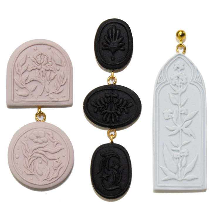 FREEBIE | Spring Pattern Earrings