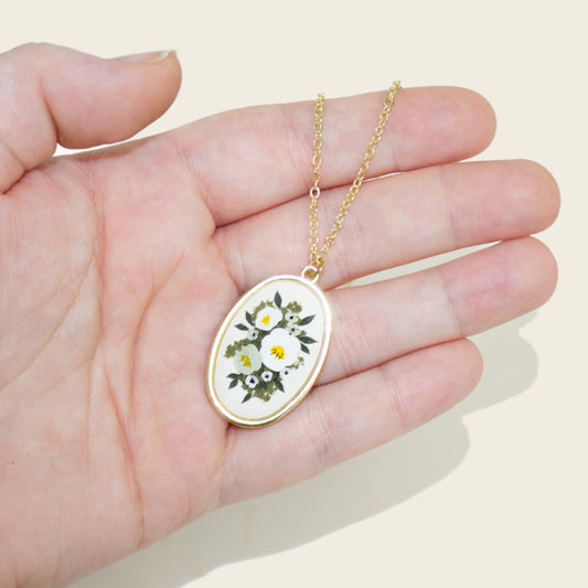 Violet Bouquet Necklace | Wild Violet Series