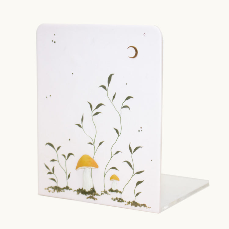 Berry Mushroom Forest Bookend