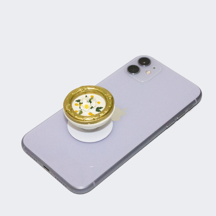 Cream Curated Phone Grip