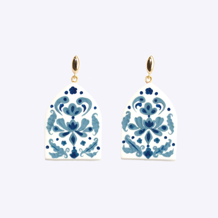 Blue Willow Earrings 01