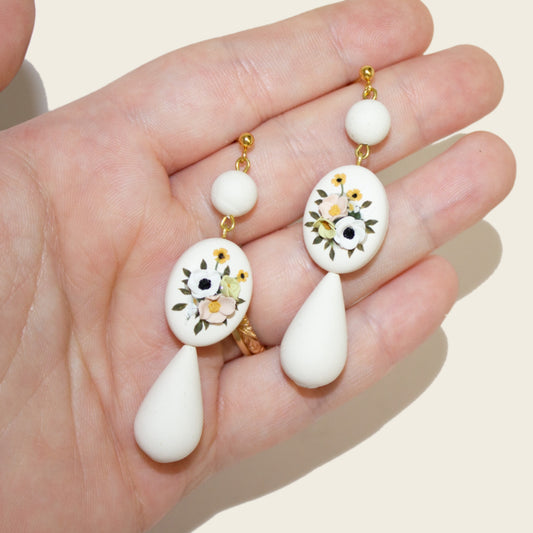Beaded Bouquet Earrings | Throwback Series