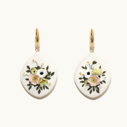 Mal's Oval Bouquet Earrings | Throwback Series
