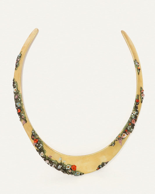 Vintage Brass Choker, Re-imagined | Winding Ivy No. 13