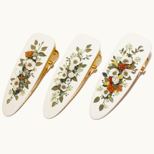 New Floral Hair Clips | September 2023