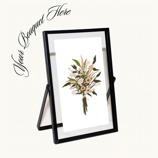 No. 2 Custom Framed Bouquet | Customs July 2024