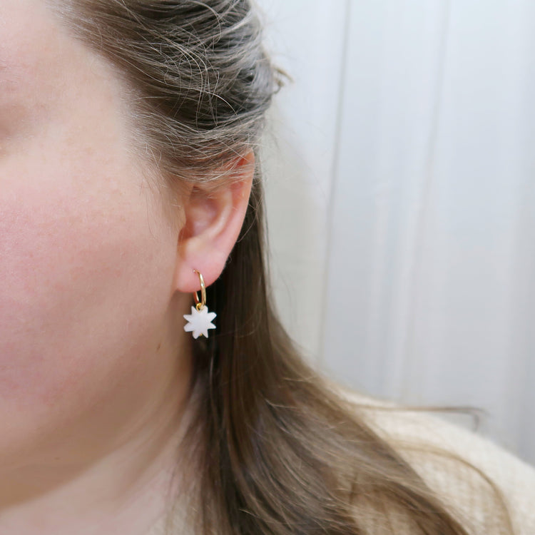 Falling Star Hoops
