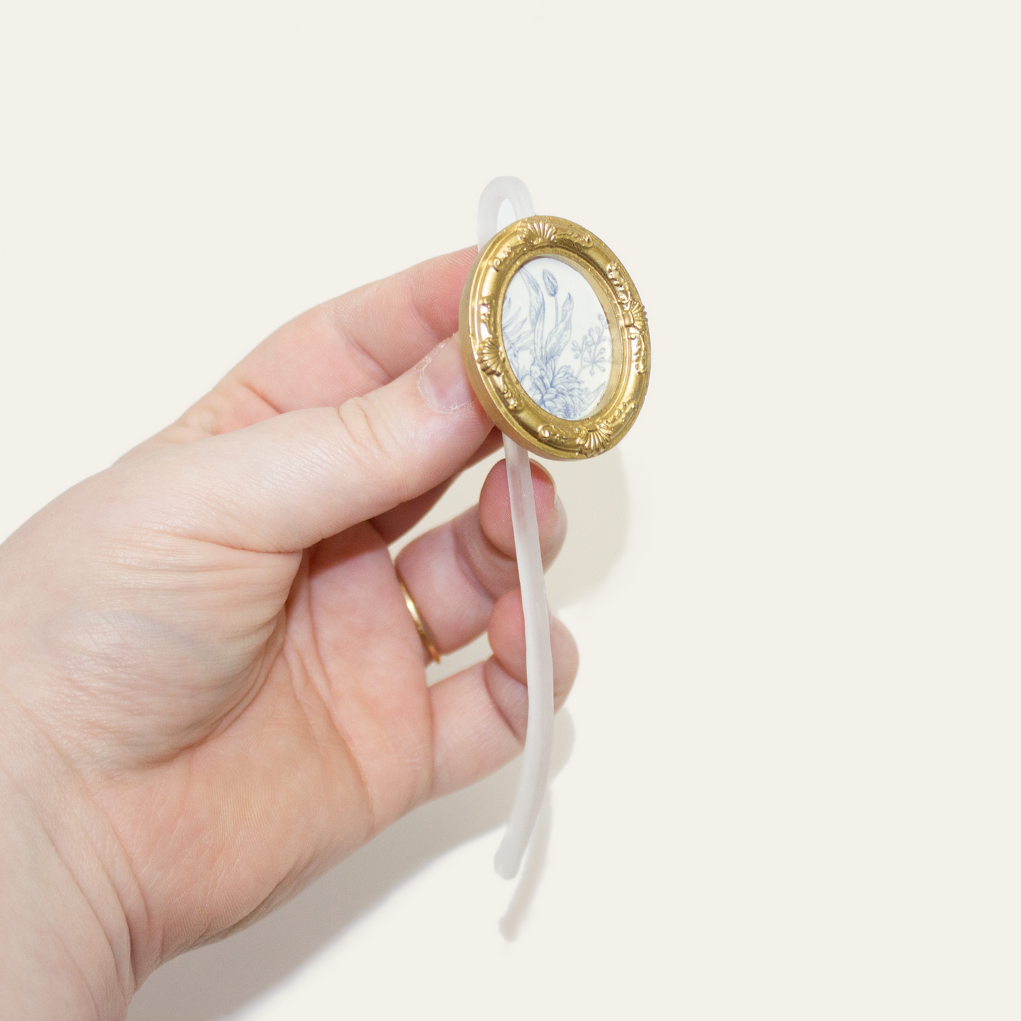 Curated Floral Pattern Bookmark