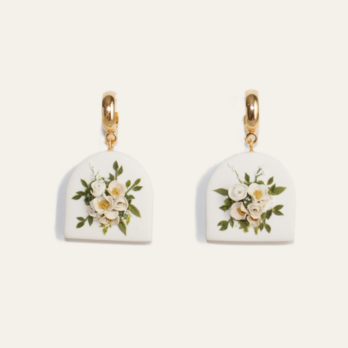 Ivory Bouquet Earrings | March 2023