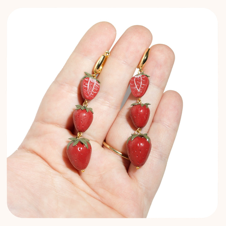 Strawberry Earrings
