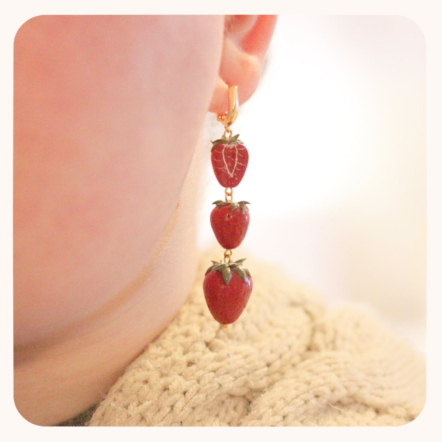 Strawberry Earrings
