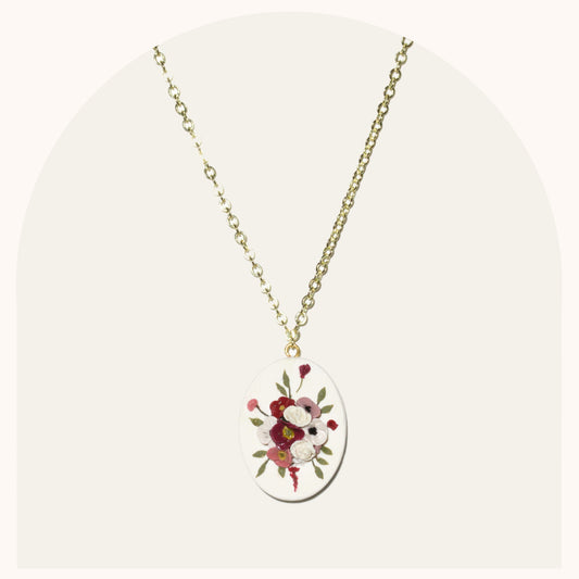 Bouquet Necklace No. 4 | Wine