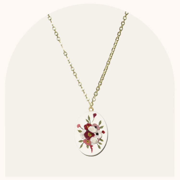 Bouquet Necklace No. 4 | Wine