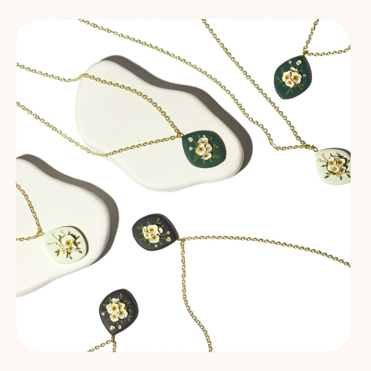 Bouquet Necklace | Mint