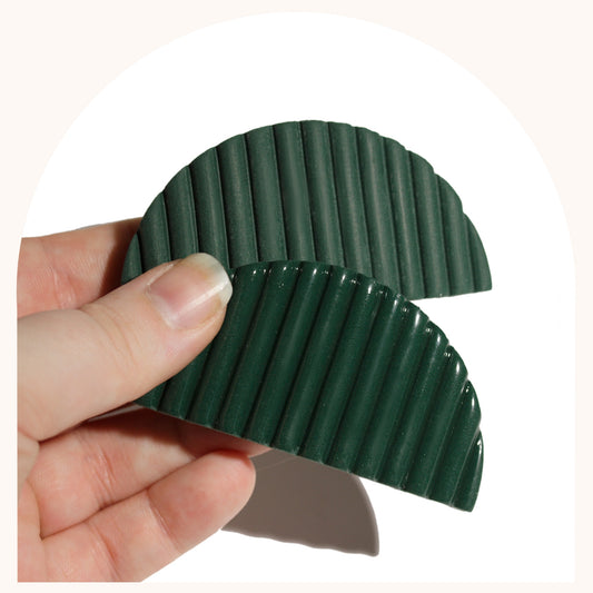 Pine Arch Barrette | Glossy + Matte