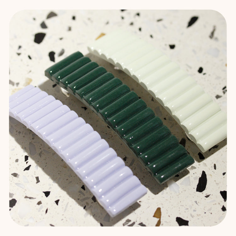Mint Bar Barrette | Glossy + Matte