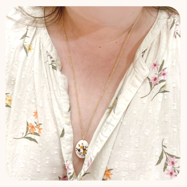 Bouquet Necklace No. 2 | Poppies
