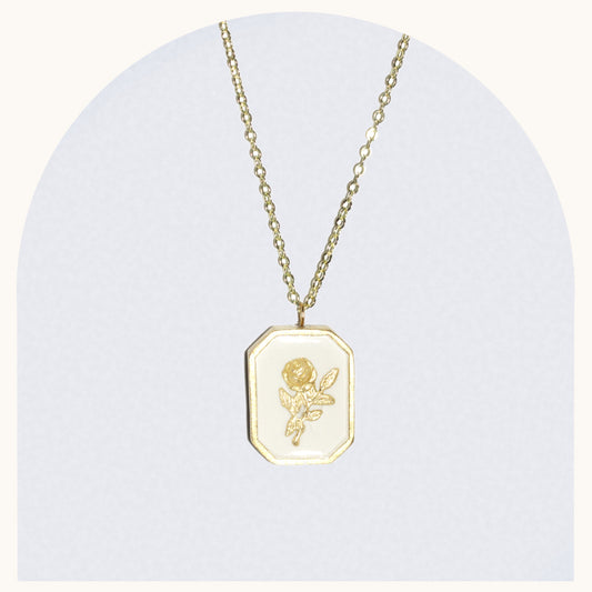 Rose Locket Necklace