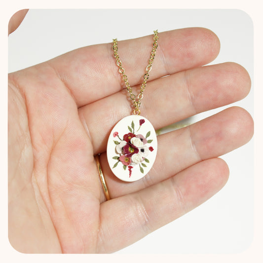 Bouquet Necklace No. 4 | Wine