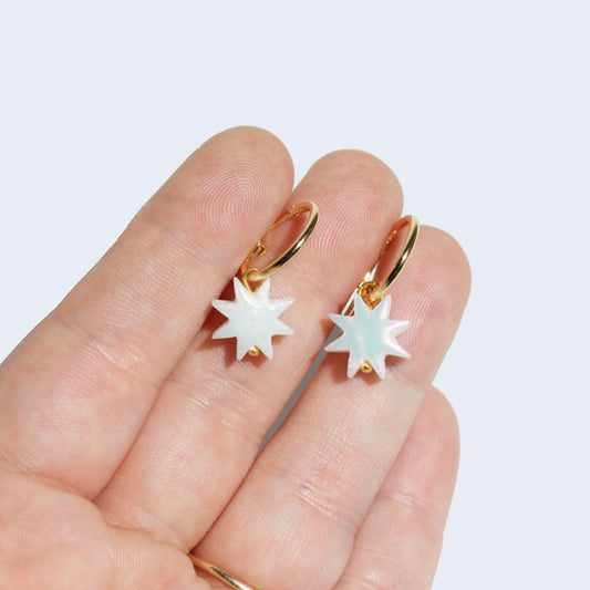 Falling Star Hoops