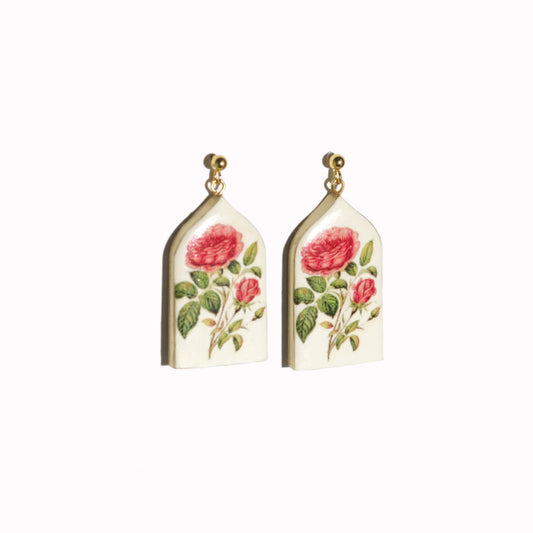 Antique Rose Earrings - Valentine's Day 2023