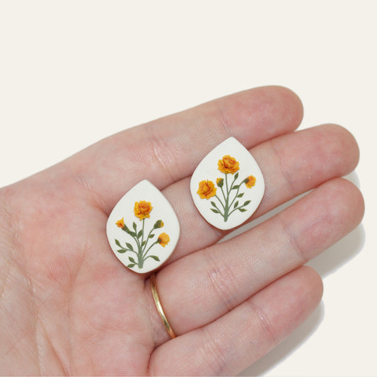 Marigold Stud Earrings