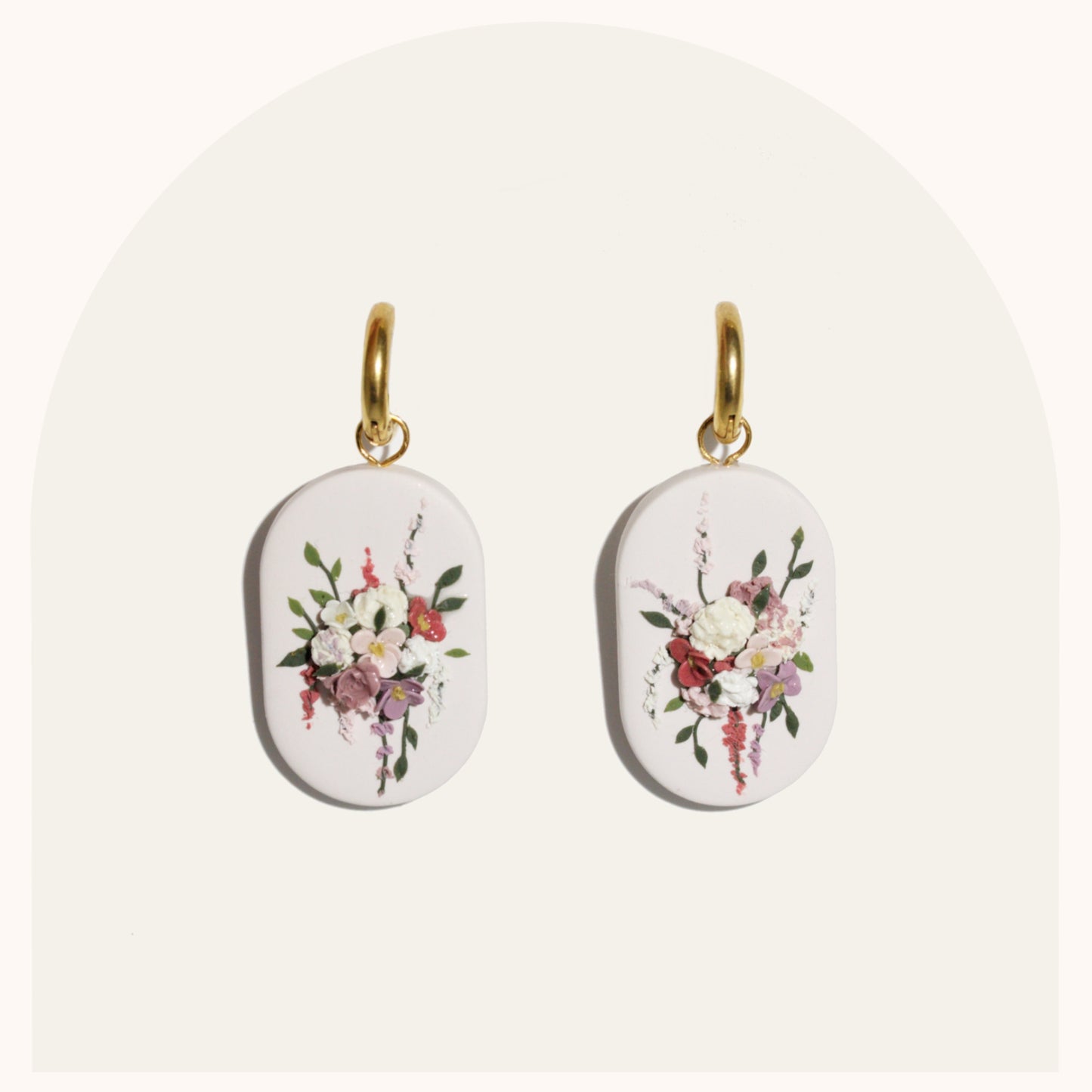 Pink Bouquet | Oval
